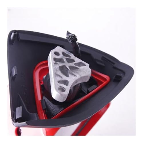 Rétroviseurs moto réglables Goldwing GL1800 avec coque de clignotant intégrée rouge - 3