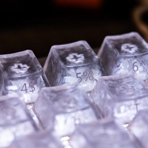 Teclas de carbono forjado transparentes para interruptores Cherry 3