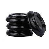 Solid Wood Piano Caster Piano Leg Floor Protectors 4-Pack Upright Piano Caster Cups with Non-Slip &...