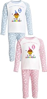 Personalised Hey Duggee Blue or Pink Cloud Birthday Pyjamas 0-10 years, Hey Duggee Birthday 2 Piece Pyjama Set for Toddlers and Kids (1-2 Years, Pink Cloud)