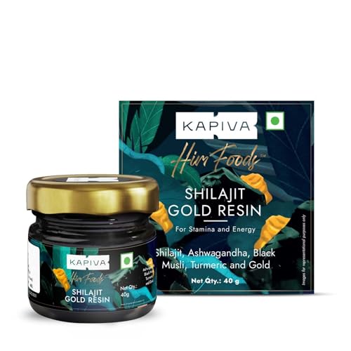 Kapiva Shilajit/Shilajeet Gold Resin - 40g | Helps in boosting Stamina | Contains 24 Carat Gold | 100% Ayurvedic (B0C2PK2KH5) Amazon Price History, Amazon Price Tracker