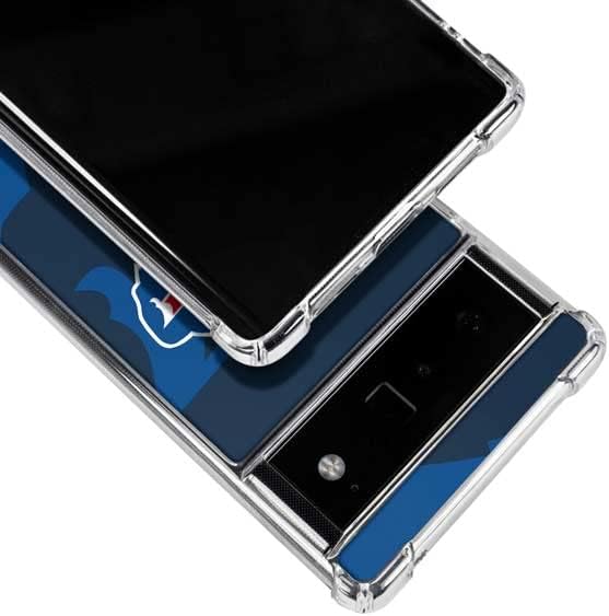 Skinit Clear Phone Case Compatible with Google Pixel 6 - Officially Licensed NFL Buffalo Bills Double Vision Design