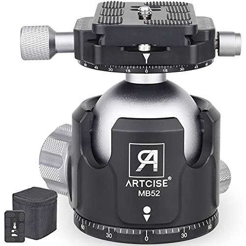 Amazon | 52mm 低重心 ボール雲台 ダブルパノラマパンデザイン