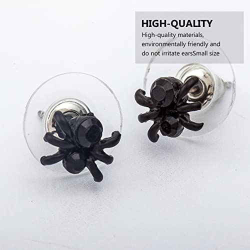 Coheali 6Pairs Piercing Fashion Simple Studs Spooky Charms Earrings Creepy Minimalist Women Decoration Little Dangle Punk Unisex Supplies Cosplay Spider Girls Earbob Drop Ear Horror #TOP4