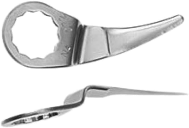 Fein Curved Cutting Blade for Precision Work - Z-Bend Design for Smooth, Clean Cuts on Various Materials, 3-1/4" Overall Length, 1-3/4" Blade Length, 2-Pack - 63903072017