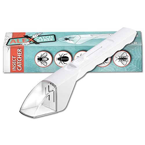Wohnkult InsectCatcher Alex Catch & Free Attrape-insectes attrape les insectes 7 couleurs au choix (blanc)