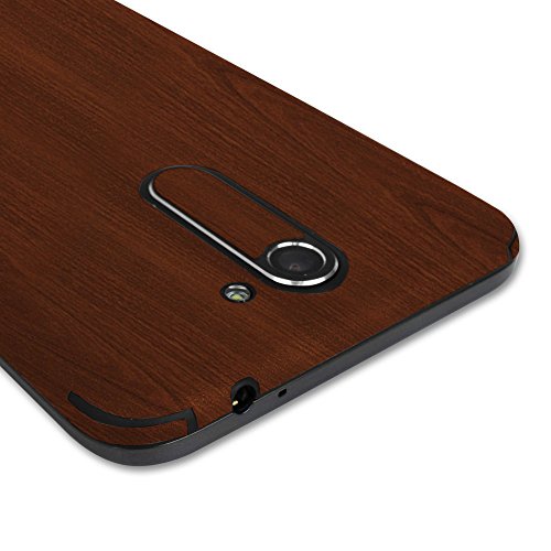 Skinomi Dark Wood Full Body Skin Compatible With Blu Studio 6.0 Lte (Full Coverage) Techskin With Anti-Bubble Clear Film Screen Protector #TOP3