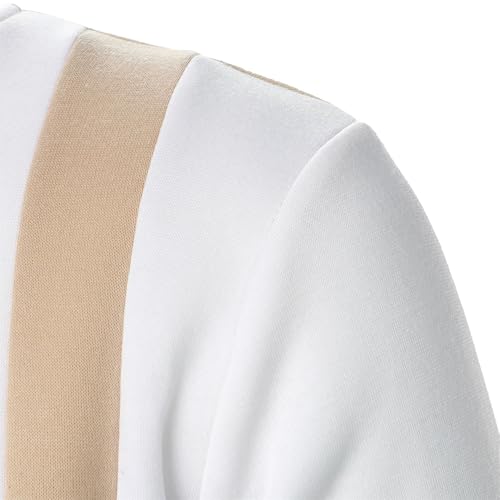 Chaqueta Track color block para hombre talla 3X-Large miniatura 4
