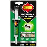 Orion - Jeringa Mata Hormigas, Elimina Colonia, Formato Gel de Alta Precisión, Eficacia Profesional, Aplicación Grietas, Rendijas y Zócalos, Acción Prolongada - Jeringa 8g