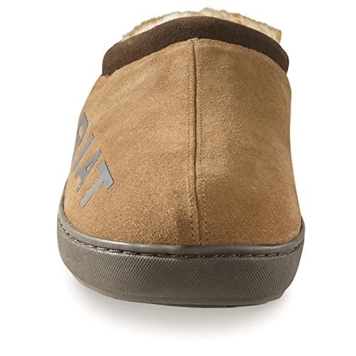 Ariat Men's Indoor & Outdoor Suede Hooded Clog Slippers, Hashbrown, 10 #TOP3