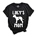 LEVY PAW Personalized Bedlington Terrier Mom Shirts for Women Bedlington Terrier Gifts for Bedlington Terrier Lovers Personalized Bedlington Terrier Gifts