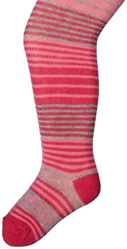 Jefferies Socks baby girls Cotton Stripe infant and toddler tights, Pink, 18-24 Months US