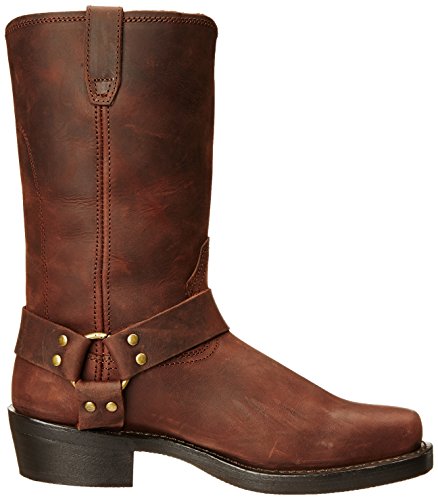 Dingo Mens Dean Square Toe Boots Mid Calf - Brown - Size 10 D - Thumbnail 6
