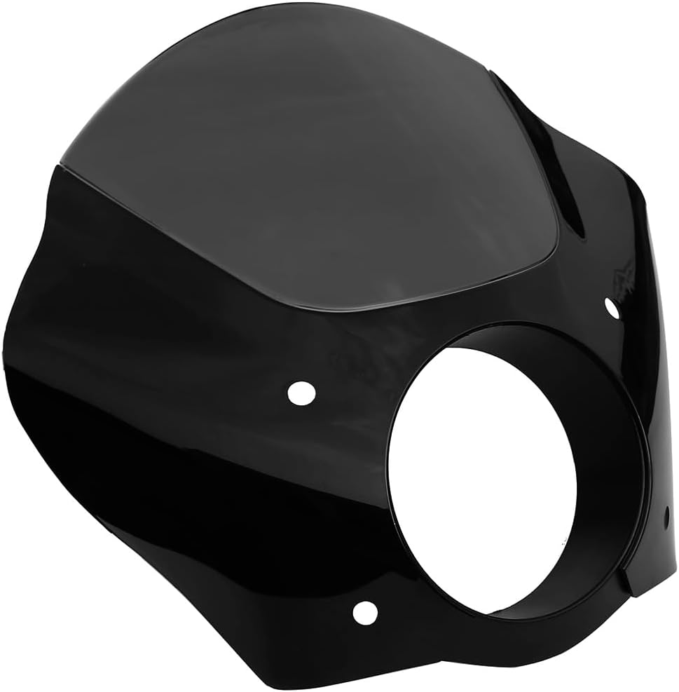 Green-L Gauntlet Headlight Fairing with Windshield Windscreen and Trigger Lock Mount Clamps Fit for Harley Sportster XL883 XL1200 1988-2022