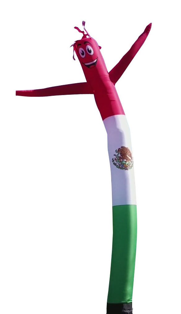 Mexico 20 Foot Tall Inflatable Tube Man Air Powered Dancing Puppet for Outdoors, Replacement Dancer Only