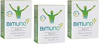 Bimuno Original - Daily Prebiotic Food Supplements. Gut Health Support for Men, Women, Kids & Bifidobacterium Culture. High in Fibre. Taste Free, Vegetarian, Gluten Free | 3 Pack (90 Sticks)