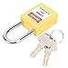 Lockout, LOTO Lockout Tagout Lockout Isolation Impact Resistance for Safety Engineering Machinery Manufacturing (Yellow)