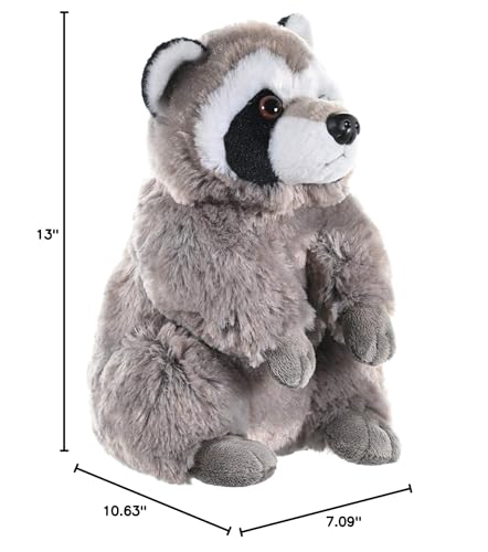 Wild Republic Raccoon Plush, Stuffed Animal, Plush Toy, Gifts for Kids, Cuddlekins 12 Inches - Image 8