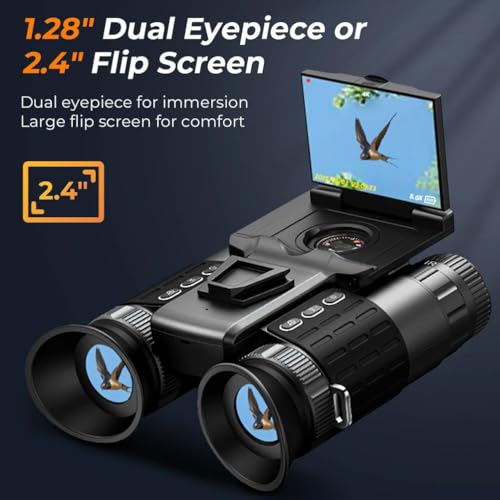 Prismáticos de Visión Nocturna 8X con Pantalla Dual miniatura 3