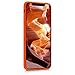 kwmobile Case Compatible with Apple iPhone Xs Max Case - Soft Slim Protective TPU Silicone Cover - Neon Orange