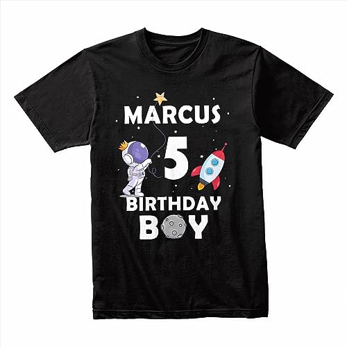 Personalized Family Matching Birthday Shirt, Space Birthday Girl Tee, Astronaut Birthday Family Shirts, Custom Birthday T-Shirt, Space Theme Party Shirts