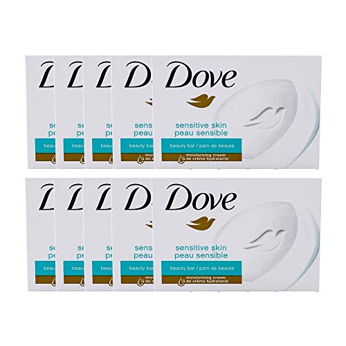 Dove Beauty Bar Sensitive Skin ダヴ ビューティ クリームバー 石鹼 10個セット [海外直送品]のサムネイル