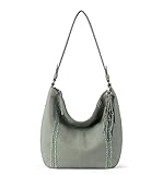 The Sak Womens Leather, & Silhouette, Sequoia Hobo Bag in Leather Soft Slouchy Silhouette Timeless E
