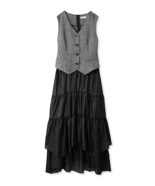 Amazon.co.jp: [フレイ アイディー] ショートノーカラージレベスト  