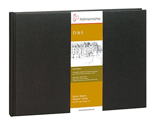 10628271 Hahnemuhle - Cuaderno de dibujo D y S, A5, 140 g/m²