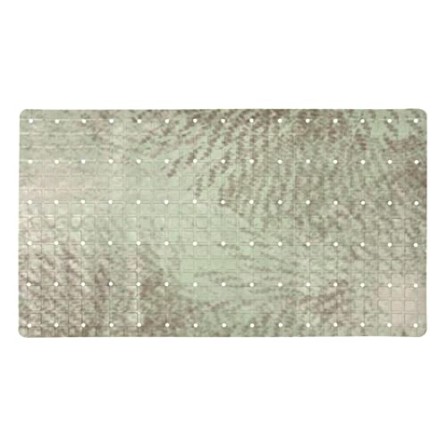 Tapis de baignoire antidérapant lavable à drainage rapide pour douche