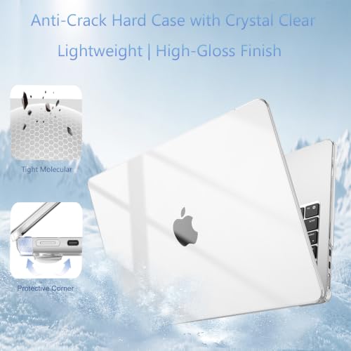 Image of MOSISO Compatible with MacBook Air 13 inch Case M5 2026 M4 M3 M2 2025-2022