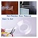 Multipurpose Nano Grip Tape Reusable Removable Washable Double Sided Sticky Strips Seamless Traceless Tape Adhesive Kitchen Holder (Clear - 5M/16.5ft)