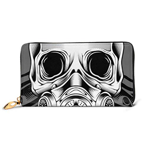 Preisvergleich Produktbild JHGFG Mode Handtasche Reißverschluss Brieftasche Schädel Hand Zeichnungen Shirt Designs Biker Telefon Clutch Geldbörse Abendkupplung Blocking Leder Brieftasche Multi Card