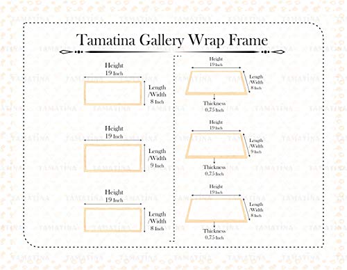 Image of Tamatina Multi Piece Framed Paintings - Modern Art Paintings - Gallery Wrap Frame - Framed Canvas Paintings - Ready to Hang paintings - Paintings for Living Room with Frame - Framed Paintings for Home - MF23