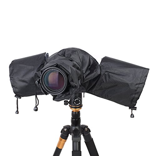 WZT Professional Camera Waterproof Rain Cover for Canon Nikon Pentax DSLR Cameras Shield, Great for Rain Dirt Sand Snow Protection