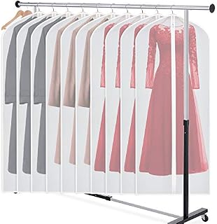 Zilink Garment Bag Dress Bags for Storage Set of 10 Anti-Moth Long Dresses