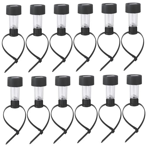 Lampe solaire pour clôture à maillons élimine les zones sombres du jardin