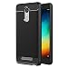 Case for Xiaomi Redmi Note 3 (5.5 inch) Soft Silicon Luxury Brushed with Texture Carbon Fiber Design Protection Cover (Black)