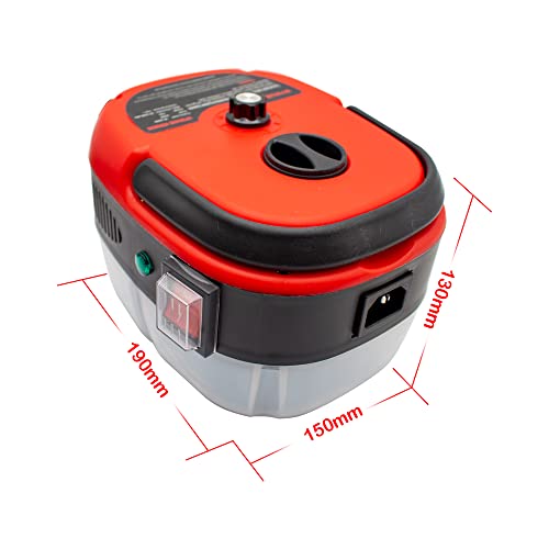 Jieotwice 110V 高圧スチームクリーナー ポータブル 家庭用キッチンカーペットソファ商用車用 2500W 強力洗浄機 3BAR (A 赤) 2枚目