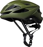 【超軽量モデル】 ブリルエックス 自転車 ヘルメット 大人 メンズ レディース 男女兼用 CE認証(EN1078) GRAVITY (マットオリーブ)