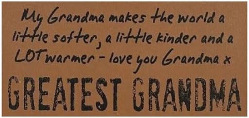 Watchover Voodoo 3-Inch Greatest Grandma - Handcrafted Gift to Bring Good Luck and Positivity Everywhere You Go