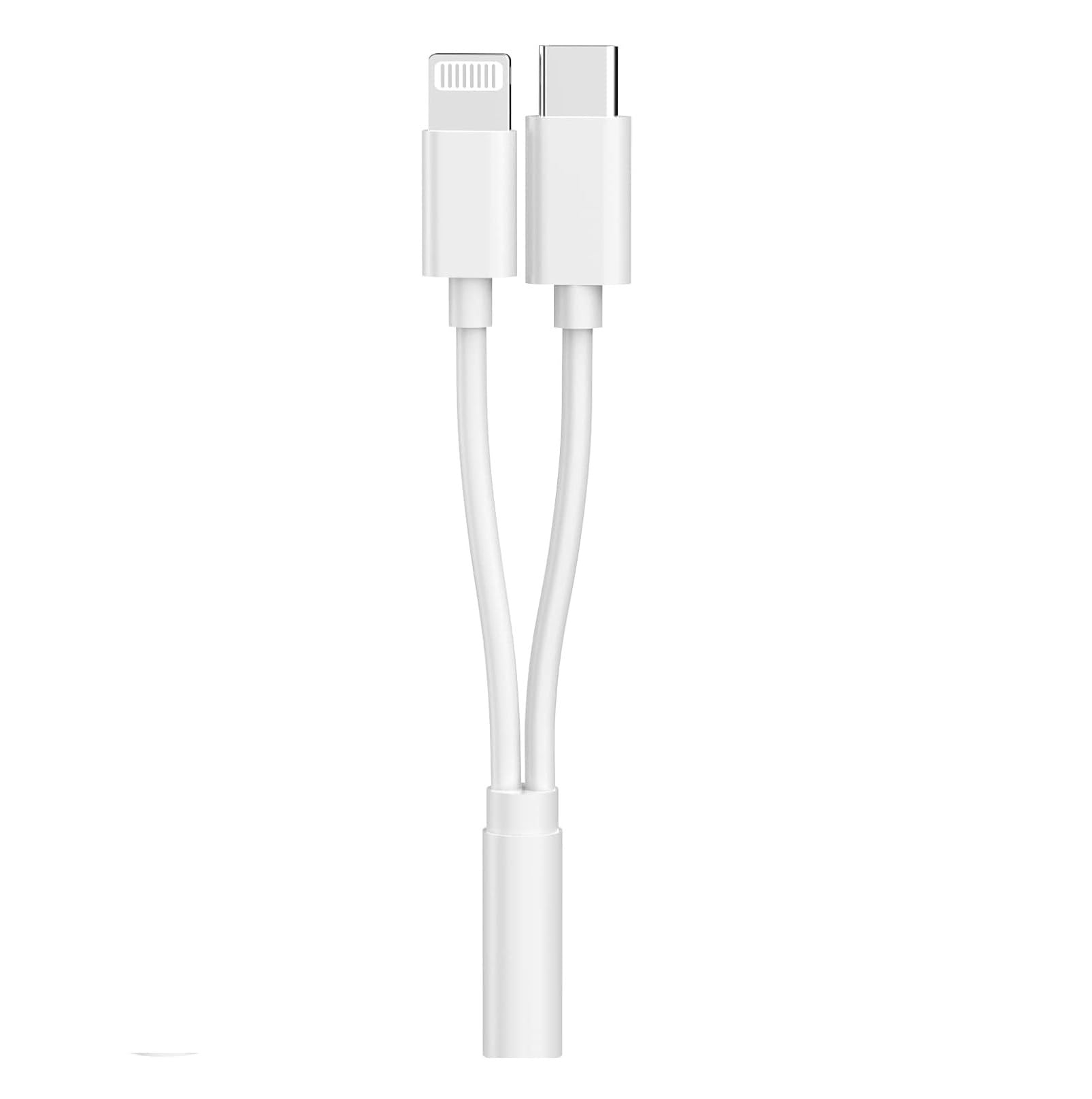 [Apple MFi Certified] Multi Lightning to 3.5 mm Headphone Jack Adapter,iPhone Headphones Aux Audio Dongle + USB C Type C to 3.5 Female Adapter for iPhone 16 15 14 13 Pro Max 12 11 XS XR 8 7 S25 S24