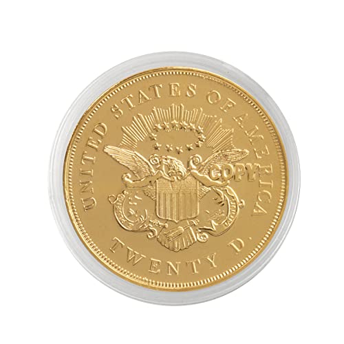 1849 P Liberty $20 Double Eagle Tribute by American Coin Treasures - Gold-Layered Mint State Collectible Display Piece - Thumbnail 6