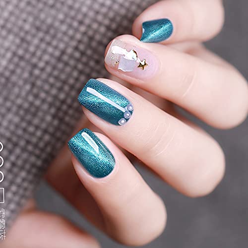Allenbelle Magnet Gel Nail Polish Cat Eye Gel Nail Polish Soak Off Uv Magetic Gel Nail Polish (With Magetic As Gift,7.3Ml) (Dark Color Series) #TOP4
