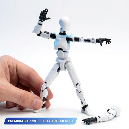 Image of Dummy 13 3D Printed Articulated Robot Action Figure, 5.5 Inch Fully Poseable Model, DIY Collectible Assembly Toy