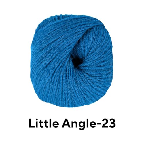 Image of VCR 4 Ply Royal Blue Little Angle Yarn, 25 Grams, 92 Meters Length, 100% Acrylic Soft Baby Knitting Yarn for Crochet, Newborn Sweaters, Soft Baby Socks, Mittens and Leggings, Pack of 1