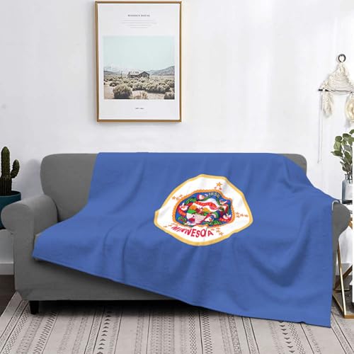 Couverture imprimée Minnesota EdWal en microfibre premium de qualité - 5