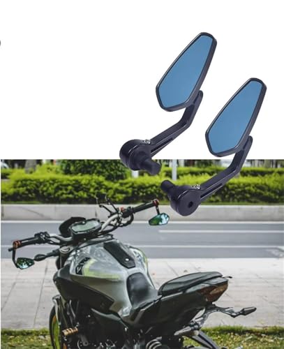 Espejo retrovisor moto de manillar resistente para FZ6R 3