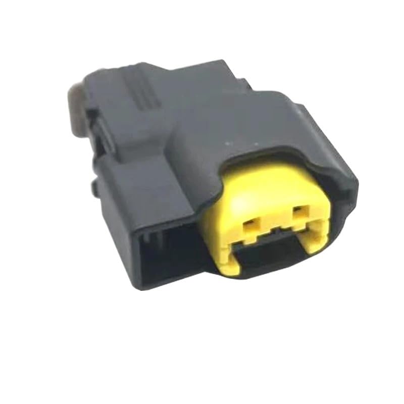 1 Set 2 Pin Female Automotive Ignition Coil Plug Horn Socket Water Proof Wire Connector 49093-0211(Army Green,20 Sets)