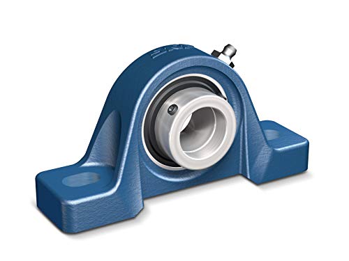 SKF P2B 108-RM Pillow Block Ball Bearing, 2 Bolts, Normal Duty, Set Screw Locking, Contact Seals, 1-1/2